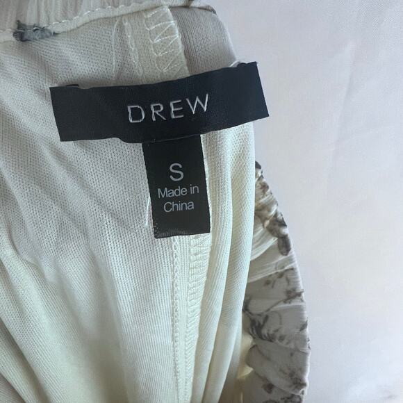 Drew Anthro S Joslyn Neutral Cream Floral Chiffon Long Midi Maxi Length Skirt - Picture 6 of 6